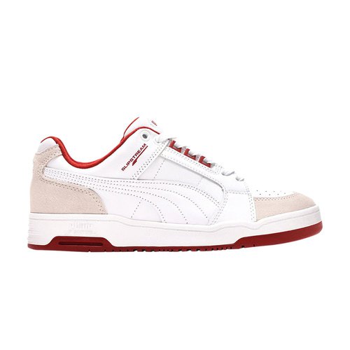 PUMA Slipstream Lo Retro - Puma White/Intense Red - 384692-06