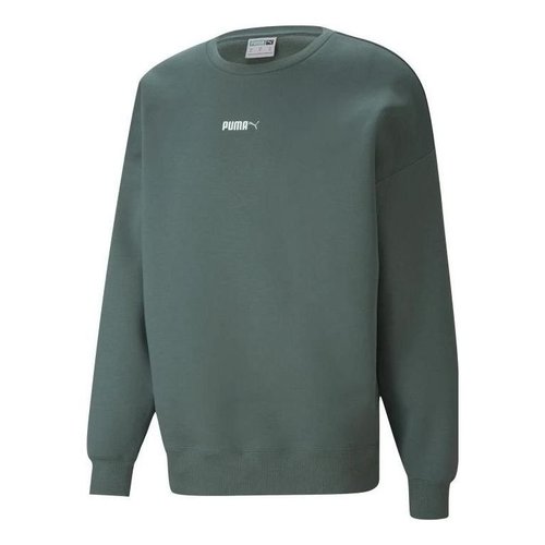 PUMA Small Logo Crew Neck Sweatshirt - Green - 534365-68