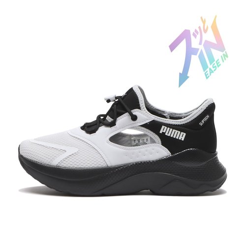 PUMA SOFTRIDE Maeve Mule Slip-On White/Black - 313770-03