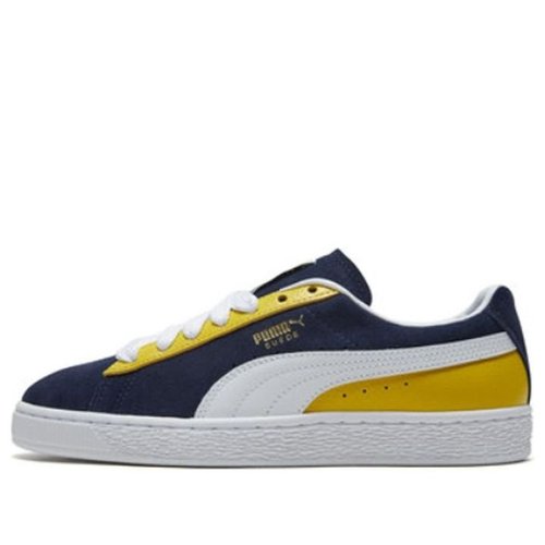 PUMA Suede Classic Block - Blue/Yellow - 369873-02