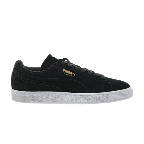 puma suede classic debossed black