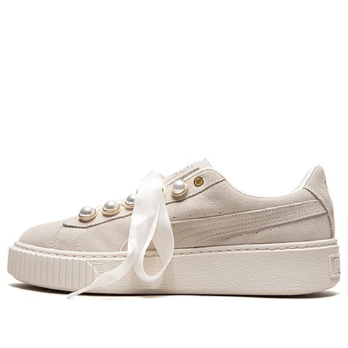 puma suede platform bling