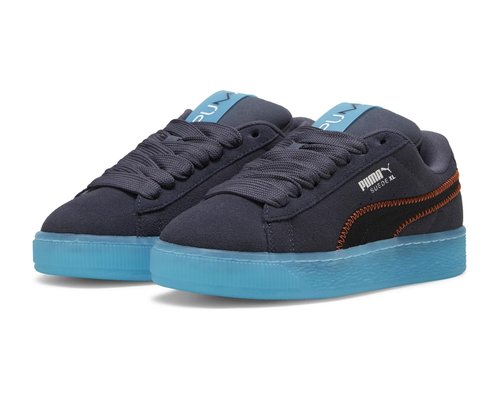 PUMA Suede Xl Artificial Friends Lace Up Sneakers Big Kid - Blue - 397955-01
