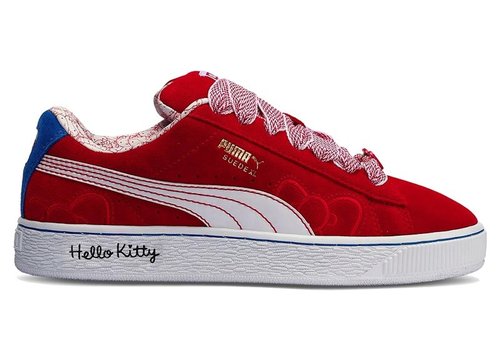 Hello Kitty x PUMA Suede XL - For All Time Red/Puma White/Mountain Blue - 404231-01