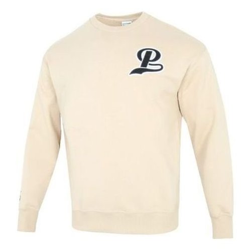 PUMA Team Crew Logo Sweatshirt - Beige - 539268-67