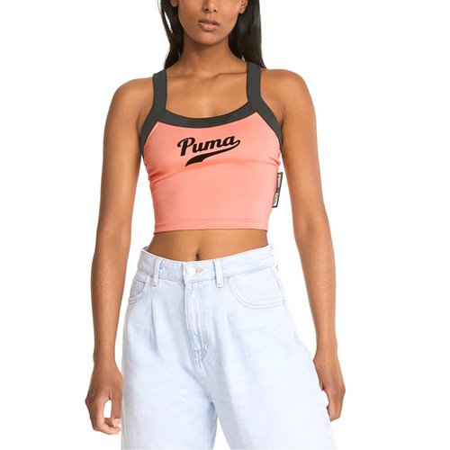 PUMA Team Sleeveless Tank Top - Pink - 536825-28