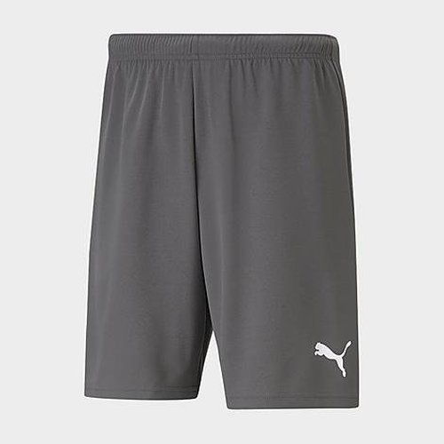 PUMA teamRISE Soccer Shorts - Smoked Pearl/Puma White - 70494213-060