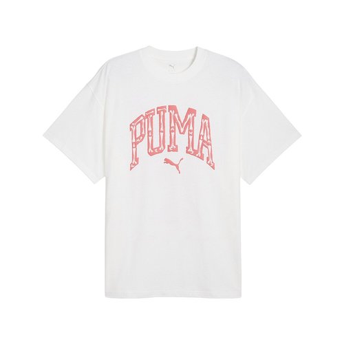 Color 630666 PUMA The First Buckets Graphic Crew Neck Short Sleeve T-Shirt 'White ...