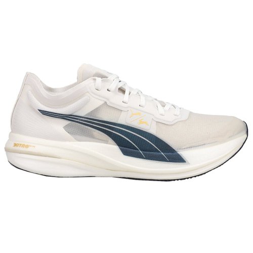 Tracksmith x PUMA Deviate Nitro Elite Racer - White/Peacoat/Nimbus Cloud - 377279-01