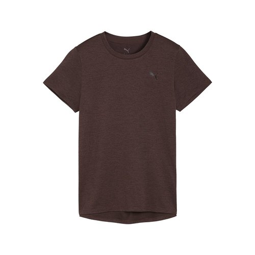 PUMA Train All Day Essentials Crew Neck Short Sleeve Heather Training T-Shirt - Brown - 525891-13