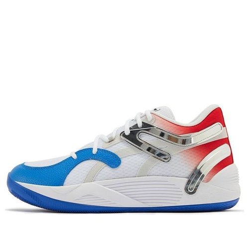 27cm プーマ TRC Blaze Court “Block Party” PUMA Trc Blaze Court Block Party 'Gray White Blue' 378961-01