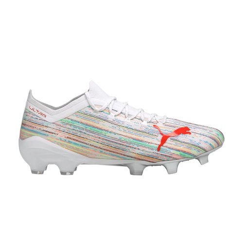 PUMA Ultra 1.2 FG AG - White/Red Blast/Silver - 106299-04