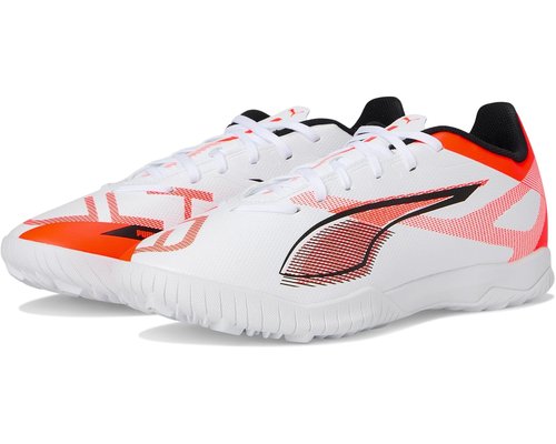 PUMA Ultra 5 Play Turf Trainer - Puma White-Puma Black-Glowing Red - 10833101100