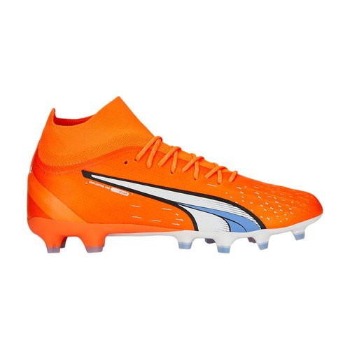 PUMA Ultra Pro FG AG - Ultra Orange/Puma White/Blue Glimmer - 107240-01