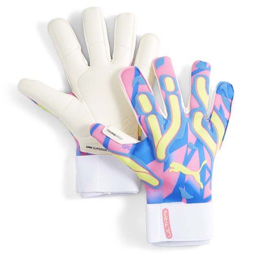PUMA Ultra Ultimate ENERGY Hybrid Soccer Goalkeeper Gloves - Blue - 041875-01