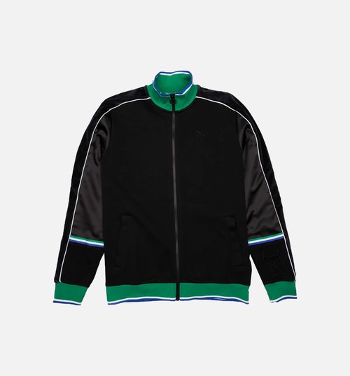 PUMA BIG SEAN T7 Track Top 575920 01 - Puma Black/Green - 575920-01