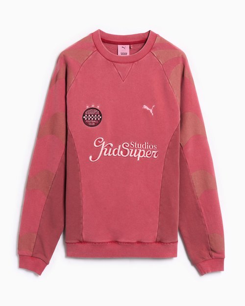 PUMA x KidSuper Crew Logo Relaxed Sweatshirt - 632364-39