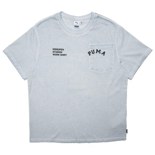 PUMA x KidSuper Studios Treatment Tee gray gray violet - Gray/Gray Violet - 531142-09