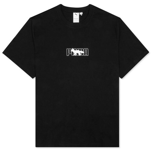 PUMA Oversized Tee OFFLINE - Puma Black - 530434-01