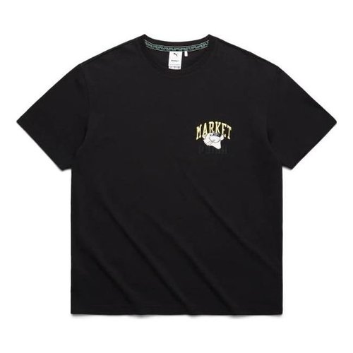 PUMA Market Graphic Tee - Black - 537396-85