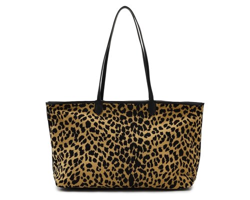 Rebecca Minkoff On The Move Tote Handbags - Leopard/Black - RVHH25MMVTTE-LEOB