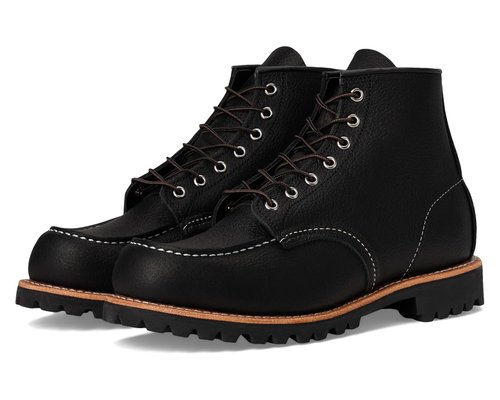 Red Wing Heritage 6 Moc Toe Lug Roughneck Boots - Black Oil Slick - 2949