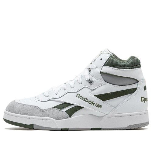 Reebok BB 4000 II Mid - White/Cold Grey/Varsity Green - 100032748