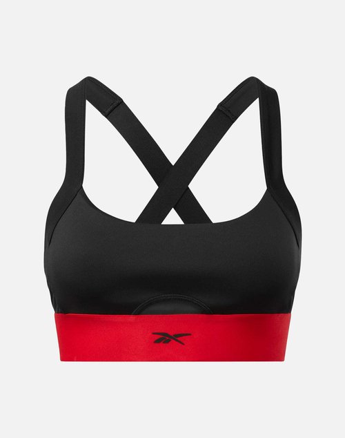 Reebok Cardi B Workout Bra H48421 - Black/Red - H48421