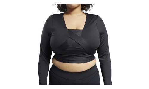Reebok Cardi B Longsleeve Top H48425 - Plus Size - H48425