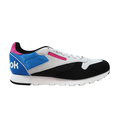 Reebok Classic Leather WB - Black/Skull Grey-Risk Blue - BS6198