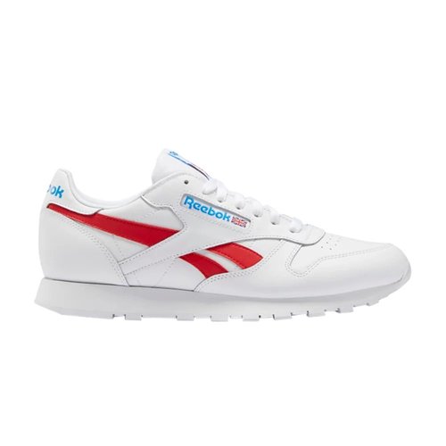 Reebok Classic Leather - White/Vector Red/Horizon Blue - FV6372