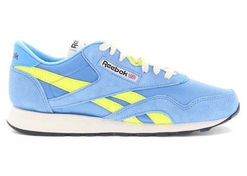 Reebok Classic Nylon - Essential Blue/Solar Acid Yellow/Vintage Chalk - 100221160