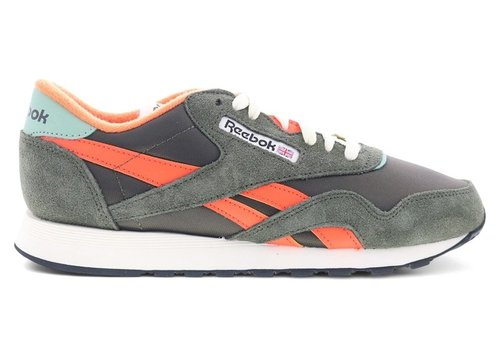 Reebok Classic Nylon Orange Chalk - Hunter Green/Pump Orange/Vintage Chalk - 100209551