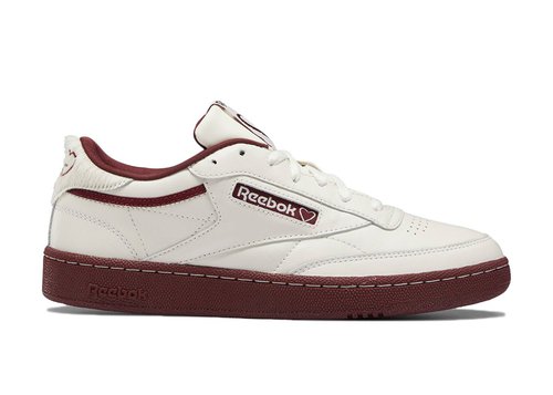 Reebok Club C 85 - Chalk/Merlot - FY4138
