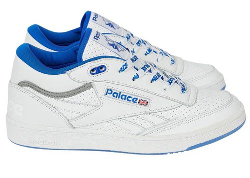 Reebok Club C Mid II Revenge Palace White - Footwear White/Court Blue/Pewter - FZ5844