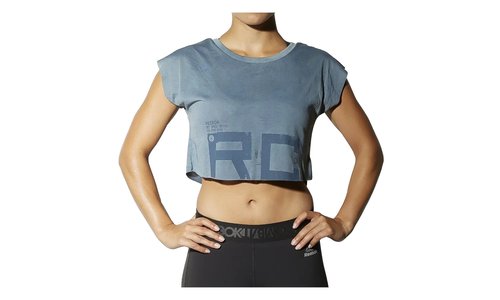 Reebok Combat Spray Dye Crop Tee BK2370 - BK2370