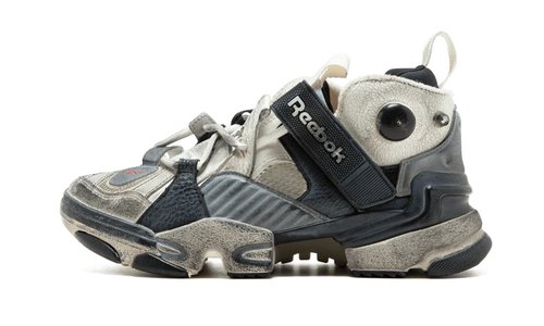 Reebok Genetically Modified Pump Vetements Dirty Effect - White/Yellow/Black - CN2705