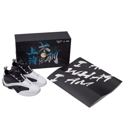 Reebok Iverson Answer 4 - Black/White - K-FY9691