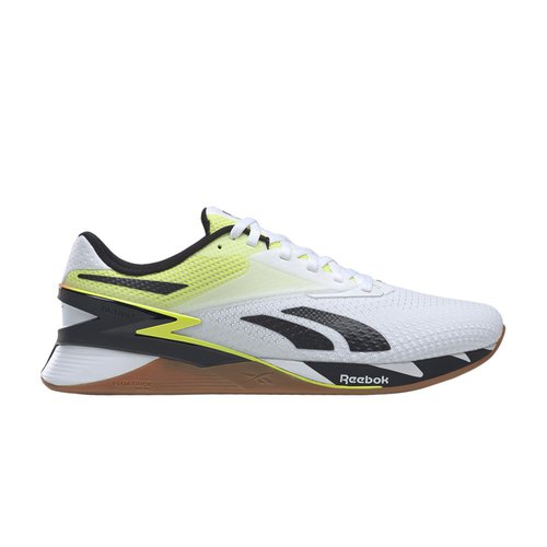 Reebok Nano X3 - Footwear White/Orange Flare/Solar Acid Yellow - HP6073