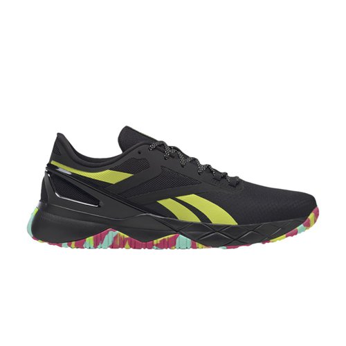 Reebok Nanoflex TR 'Black Lime Camo' GX7549 Solesense
