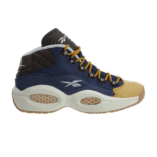 Reebok Question Mid - Blue/Stucco/Brown/Gold - AR1957