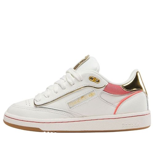 Reebok x Angel Reese Club C Bulc - Chalk/Sunset Coral/Chalk - 100228936