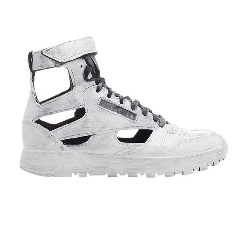 maison margiela x classic leather tabi whiteout