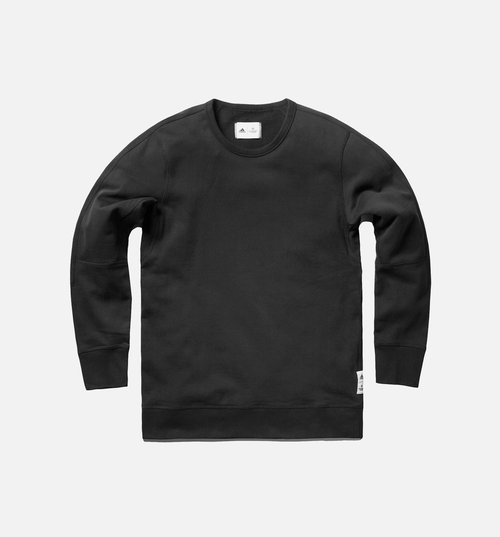 Reigning Champ X adidas French Terry Crew Long Sleeve - Black - S99308