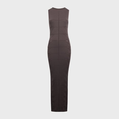 Rick Owens Abito Tank Dress - Darkdust - RP02E4676-MLK-78
