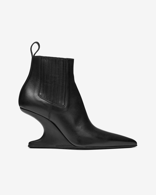 Rick Owens Sharp Ankle Boots - Black - RO02E4879-LO-EC