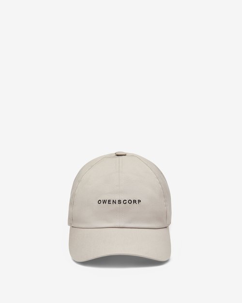 Rick Owens Baseball Cap - Black/Pearl - RA02E0700-TE-M7