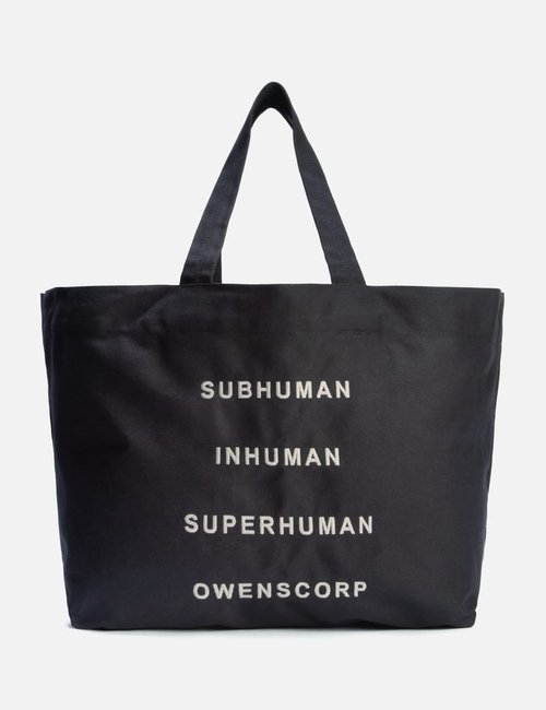 Rick Owens Beach Bag - Black/ Pearl