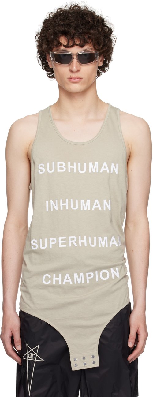 Rick Owens Champion Edition Basketball Tank Top - Black - CM01E1678