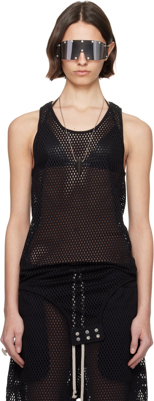 Rick Owens Champion Edition Basketball Tank Top - Black - CW01E1680